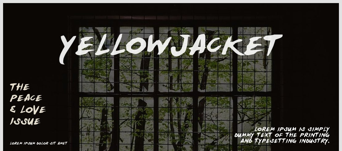 Yellowjacket Font