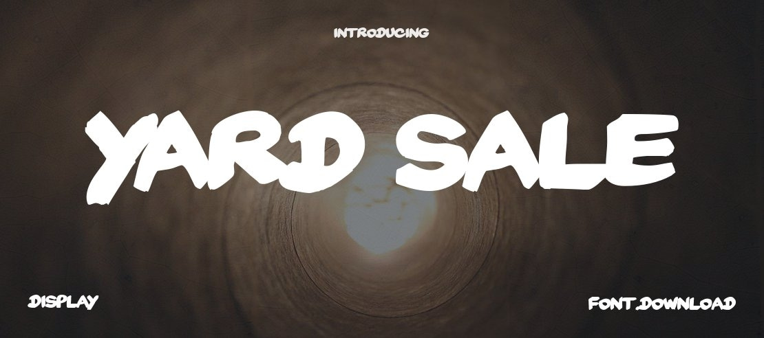 Yard Sale Font