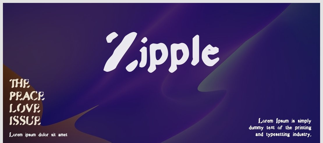 Zipple Font