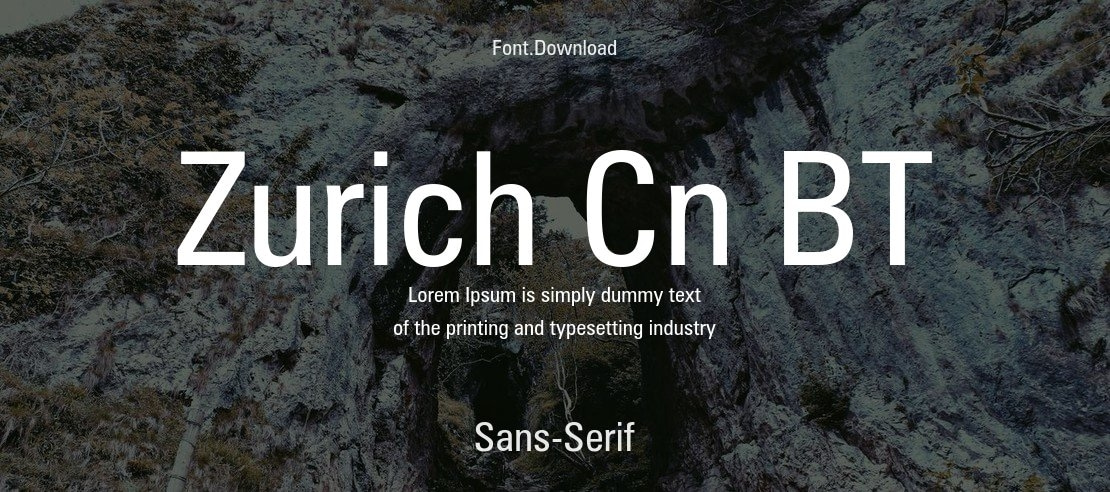 Zurich Cn BT Font