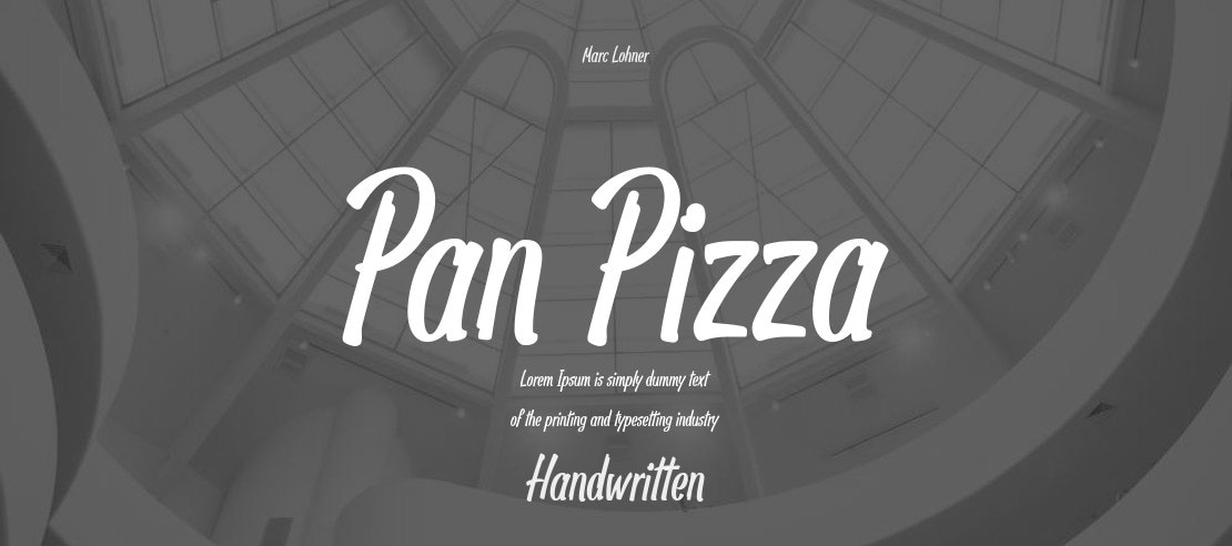 Pan Pizza Font