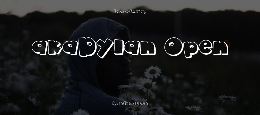 akaDylan Open Font