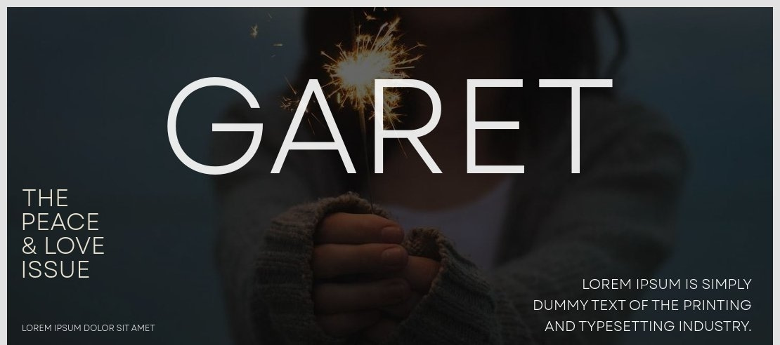 Garet Font Family