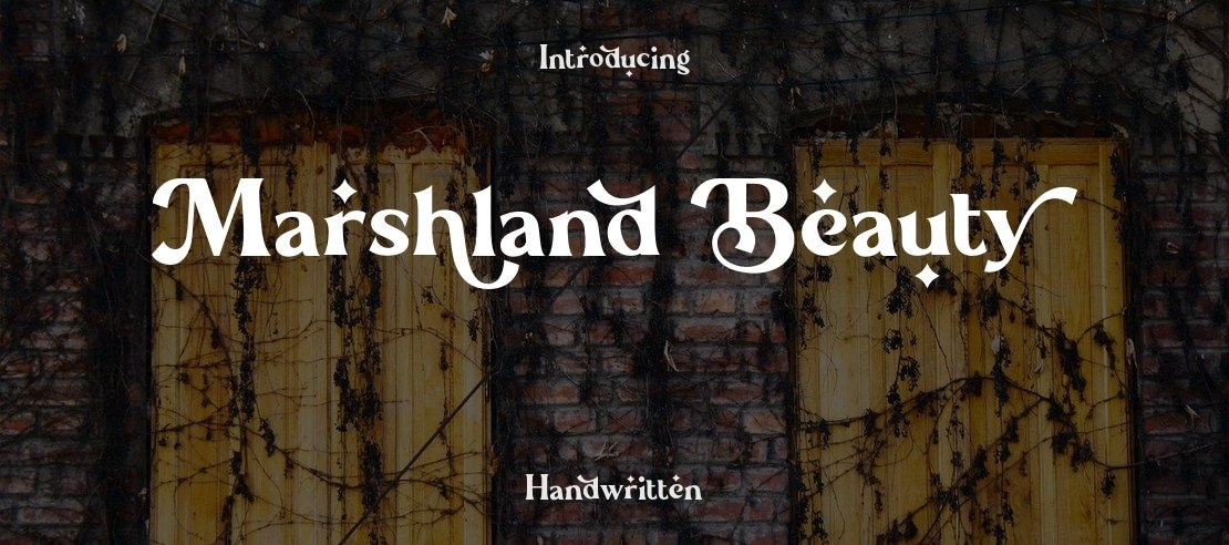 Marshland Beauty Font