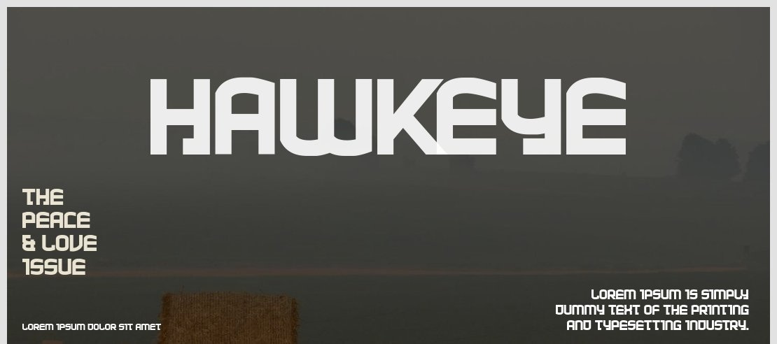 Hawkeye Font