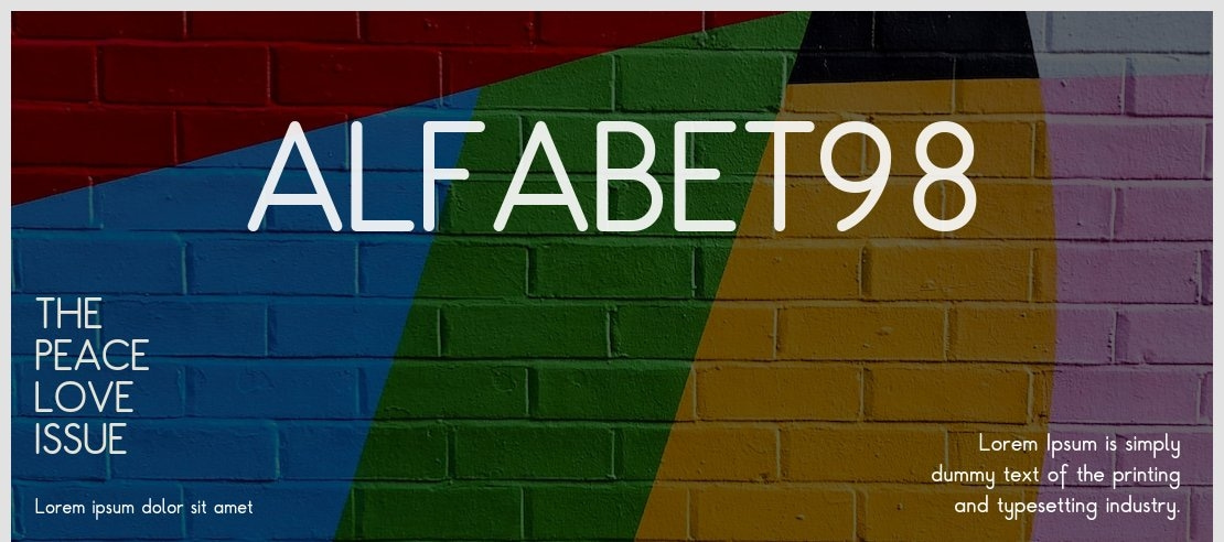 ALFABET98 Font