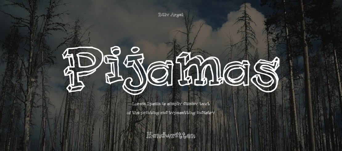 Pijamas Font