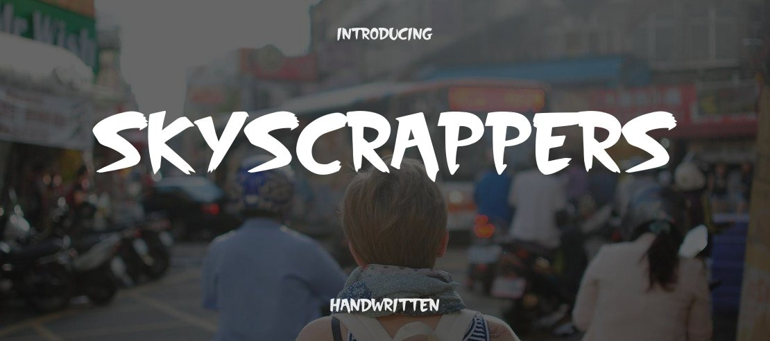 SkyScrappers Font