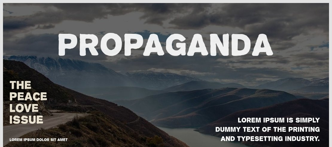 Propaganda Font