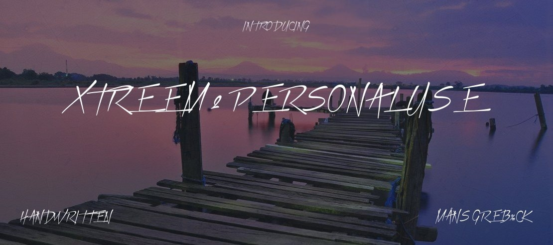 Xtreem 2 Personal Use Font