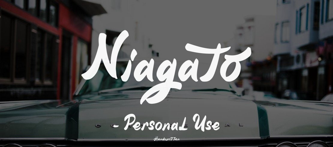 Niagato - Personal Use Font
