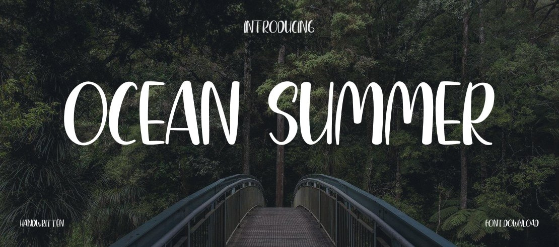 Ocean Summer Font