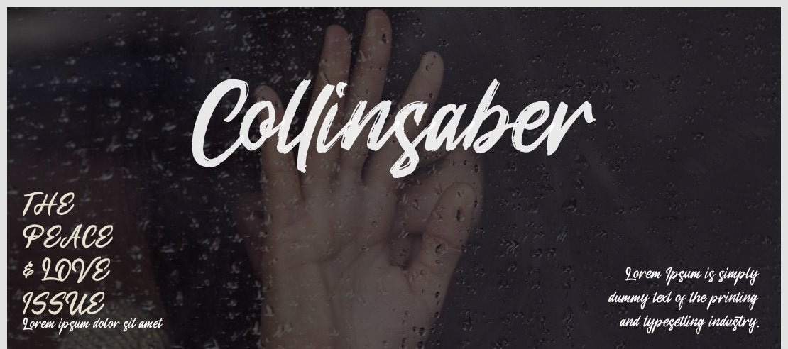 Collinsaber Font