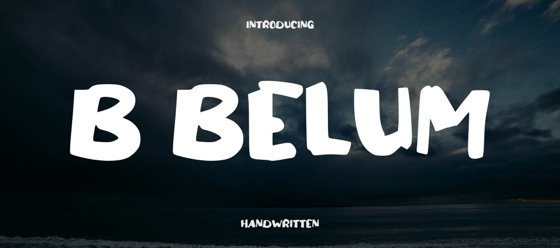 b Belum Font