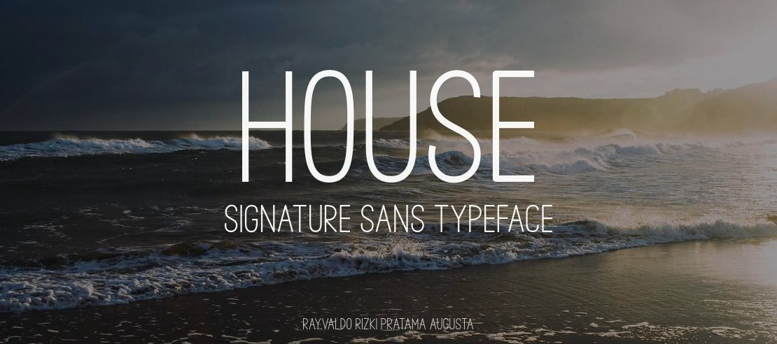 House Signature Sans Font Family