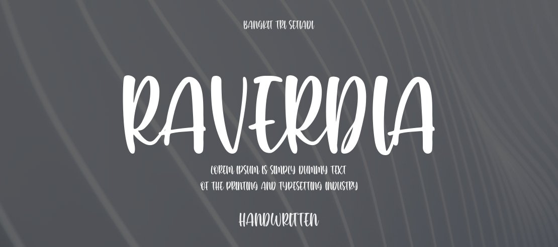 Raverdia Font