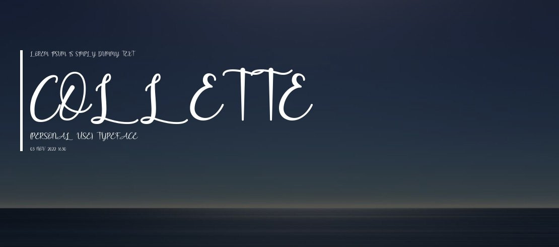 Collette (Personal Use) Font