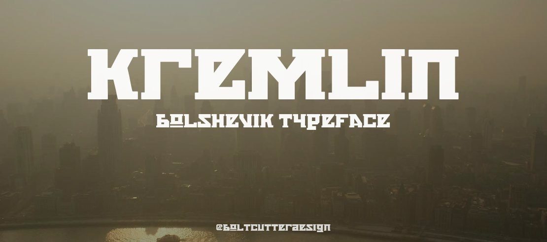 Kremlin Bolshevik Font