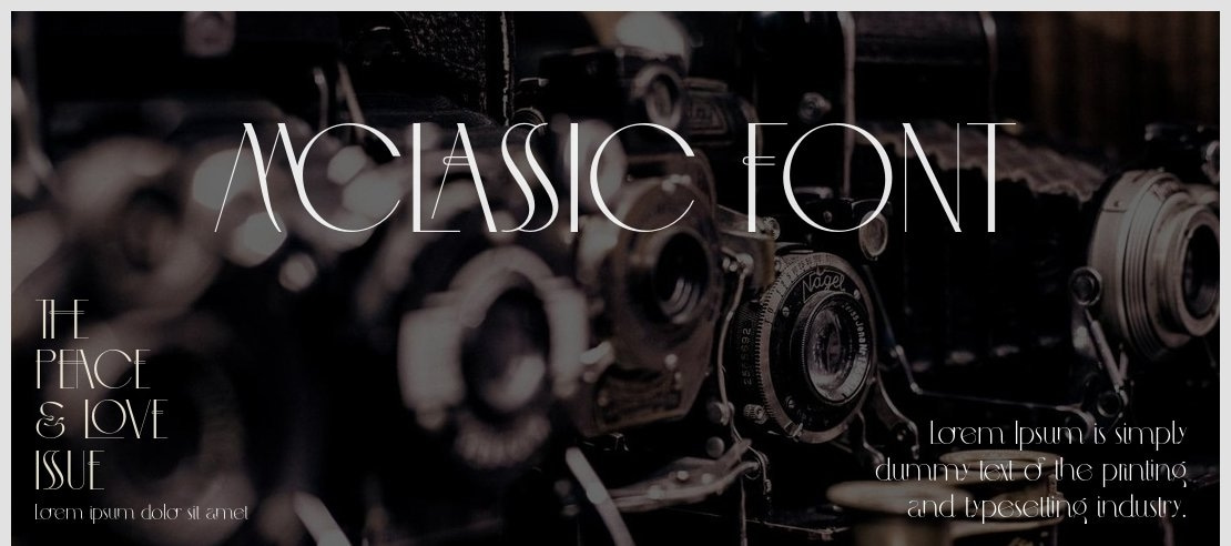 MCLASSIC FONT