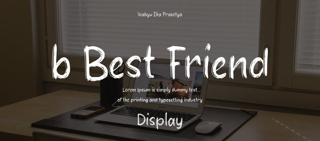 b Best Friend Font