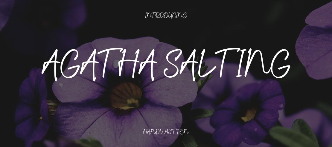 Agatha Salting Font