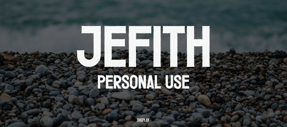Jefith Personal Use Font Family