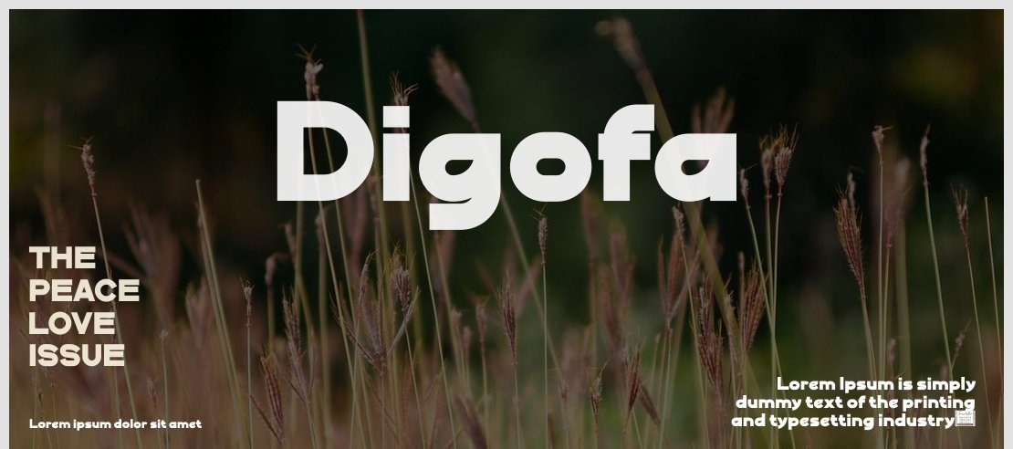 Digofa Font Family