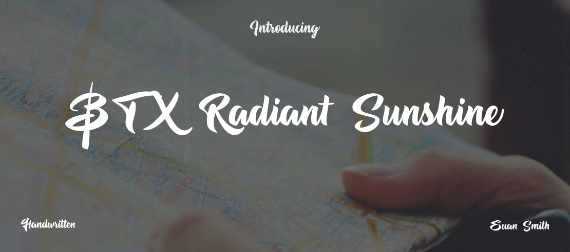 BTX Radiant Sunshine Font