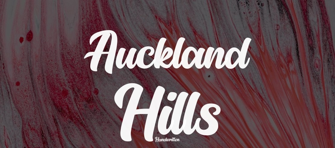 Auckland Hills Font