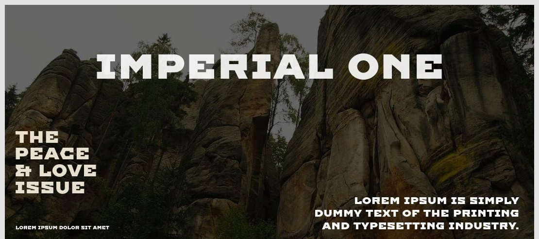 Imperial One Font