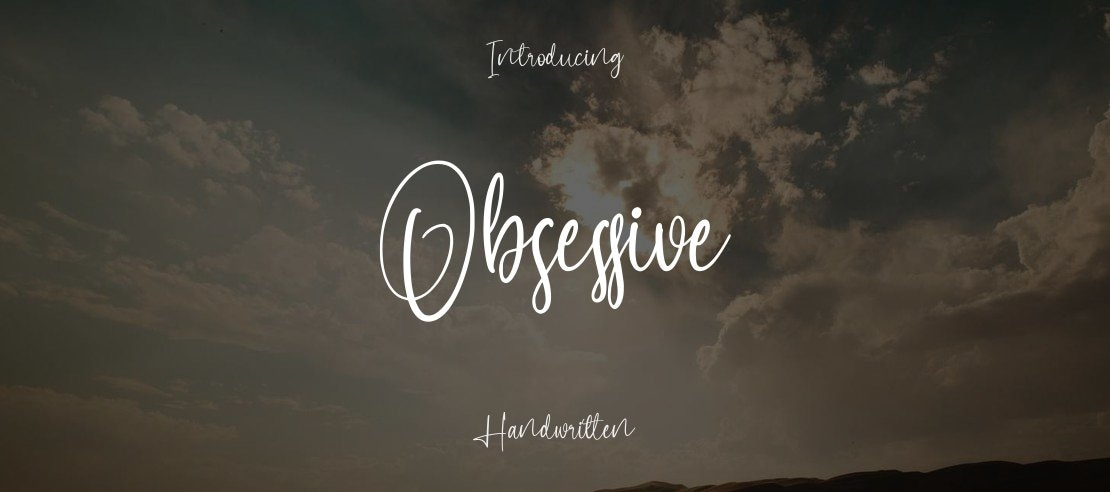 Obsessive Font