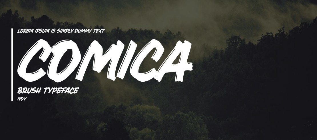 Comica Brush Font