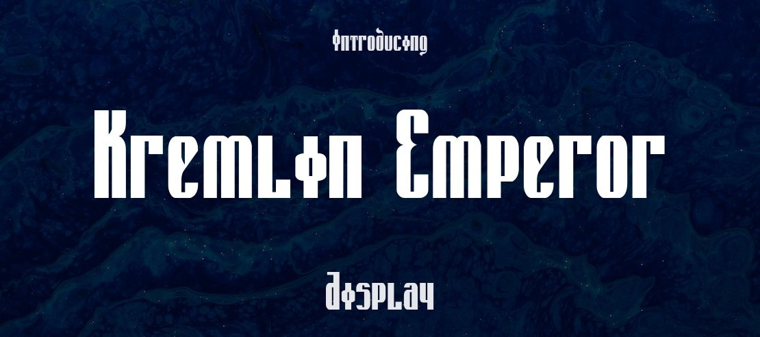 Kremlin Emperor Font