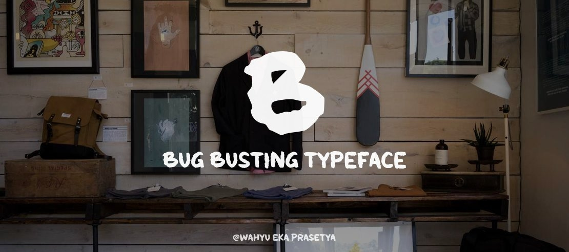 b Bug Busting Font