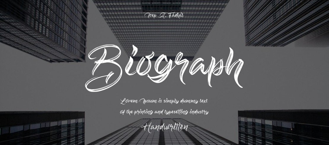 Biograph Font