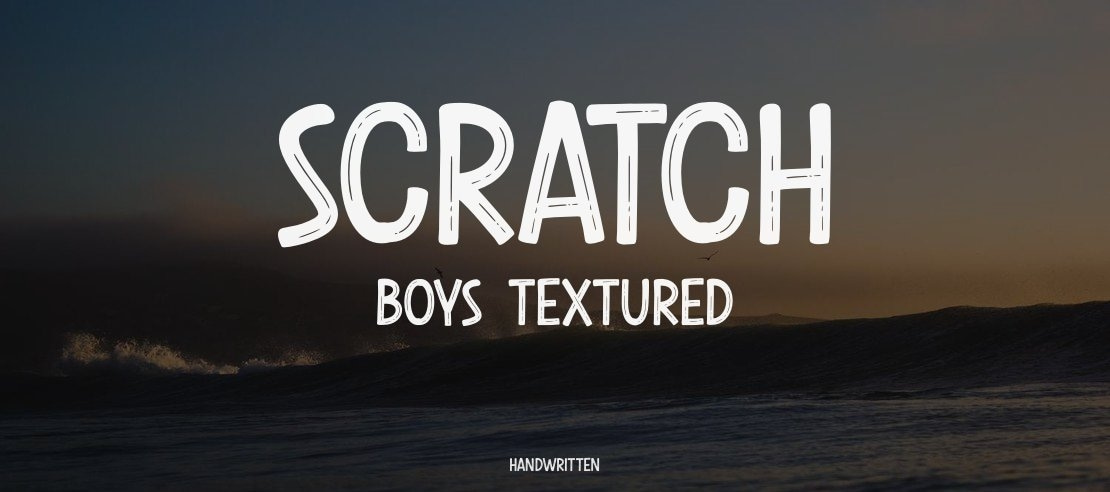 Scratch Boys Textured Font