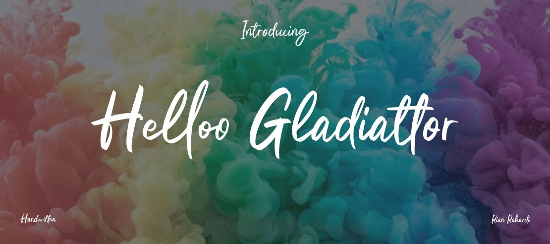 Helloo Gladiattor Font