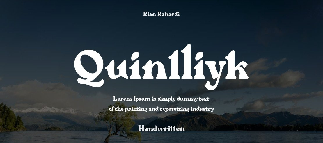 Quinlliyk Font