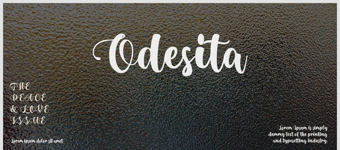Odesita Font
