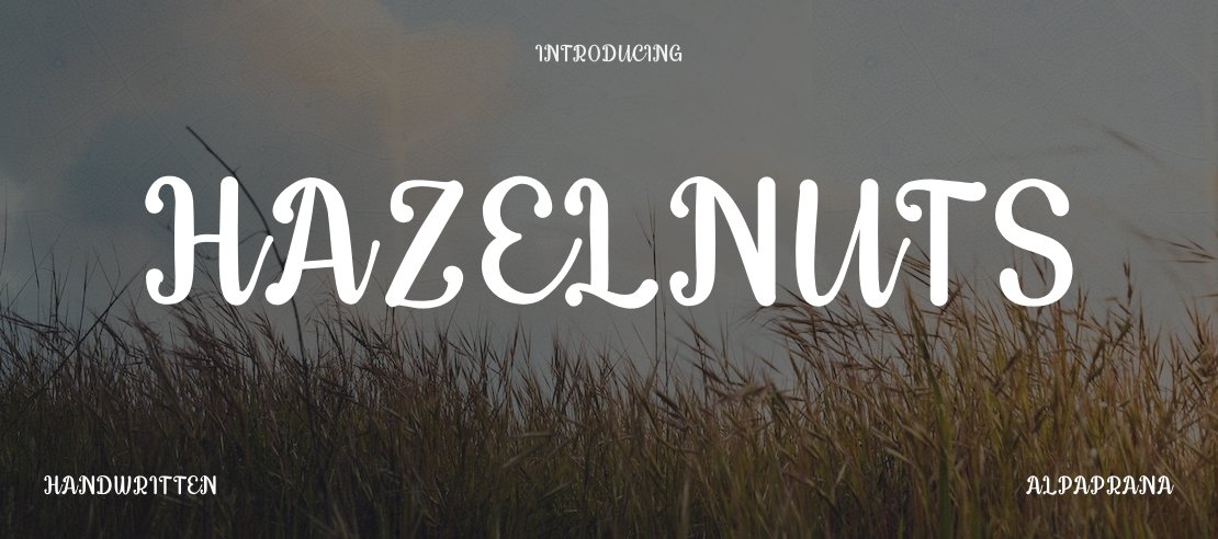 Hazelnuts Font