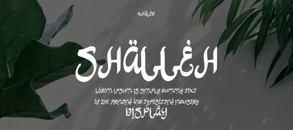 Shalleh Font