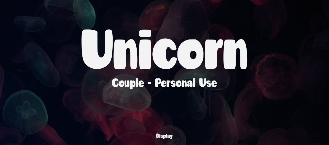 Unicorn Couple - Personal Use Font