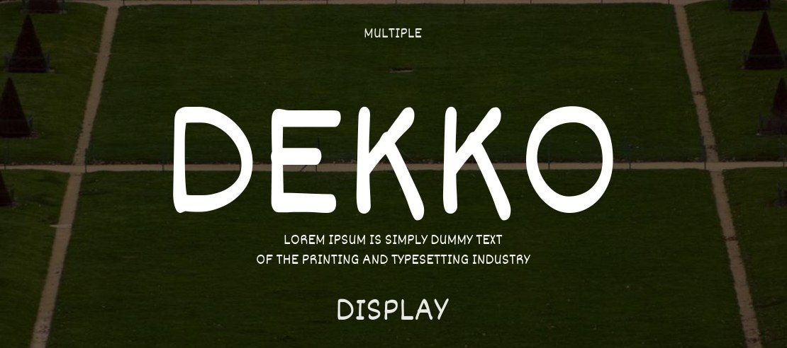 Dekko Font