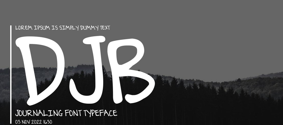 DJB Journaling Font