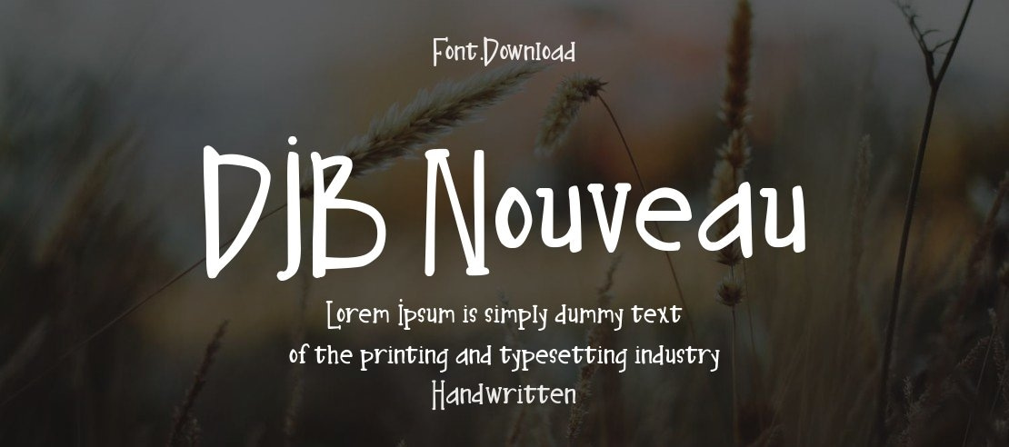 DJB Nouveau Font Family