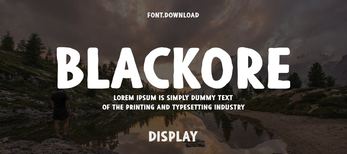 Blackore Font