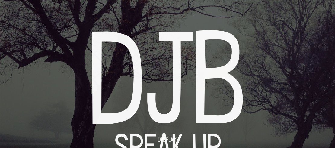 DJB Speak Up Font