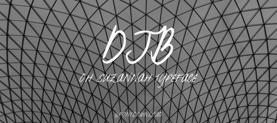 DJB Oh Suzannah Font