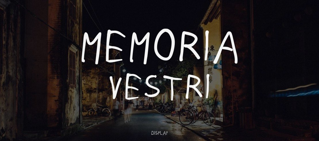 Memoria vestri Font