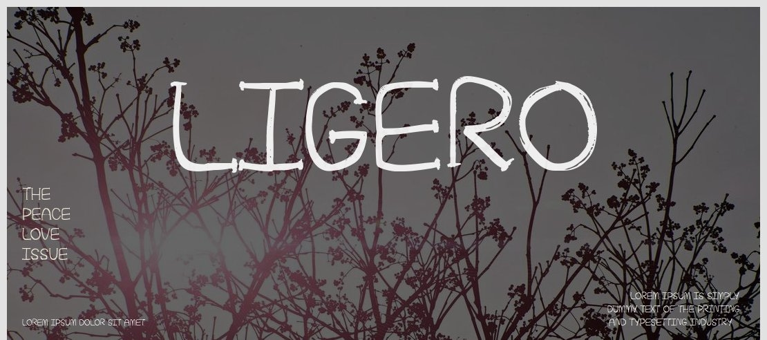 Ligero Font